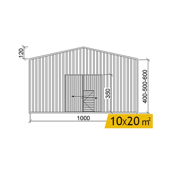 10X20 M² Hangar - Görsel 2