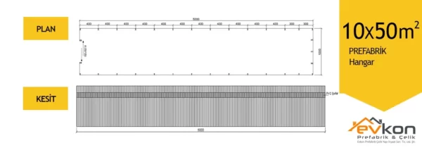 10X50 M² Hangar - Görsel 3
