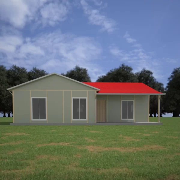 117 M² Tek Katlı Prefabrik Ev - Görsel 2