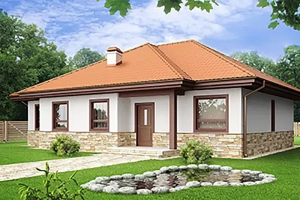 128 M² Tek Katlı Hafif Çelik Yapı - Görsel 2