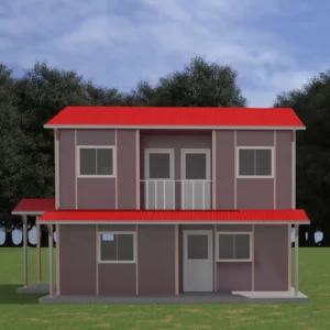 141 M² Çift Katlı Prefabrik Ev