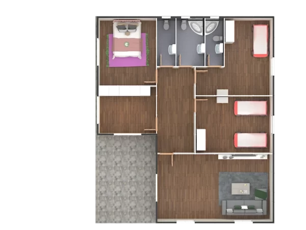 153 M² Tek Katlı Prefabrik Ev - Görsel 3