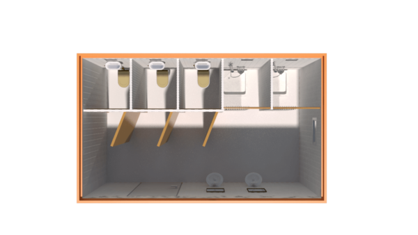 300×500 Konteyner Wc & Duş - Görsel 3