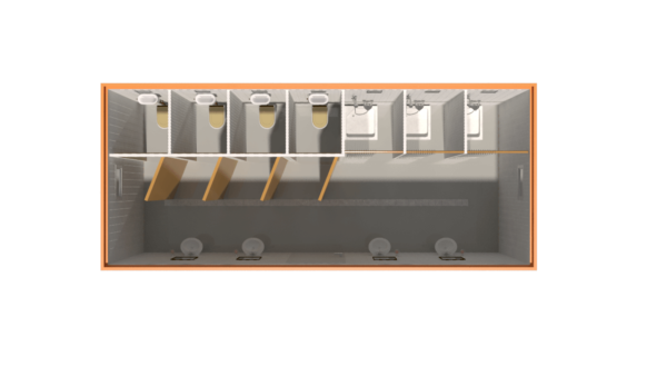 300×700 Konteyner Wc & Duş - Görsel 3