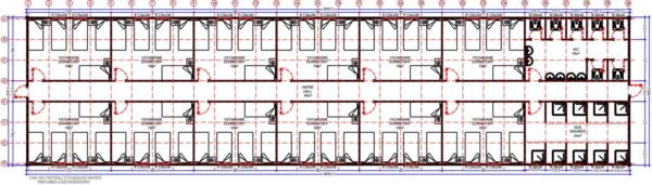 329 m² Prefabrik Yatakhane - Görsel 3