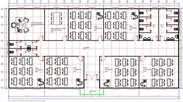 349 m² Tek Katlı Okul - Görsel 2