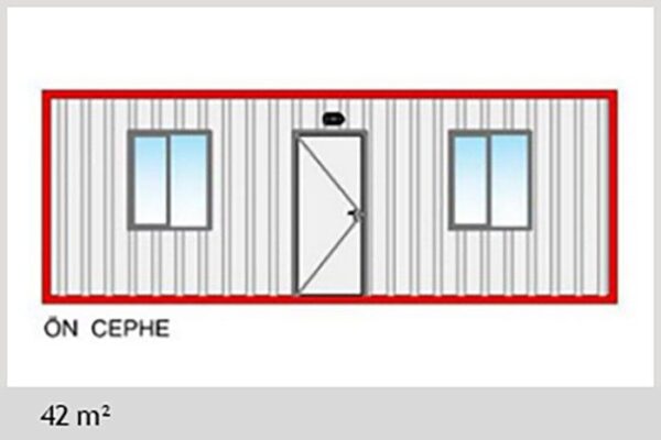 84 M² Konteyner Ofis