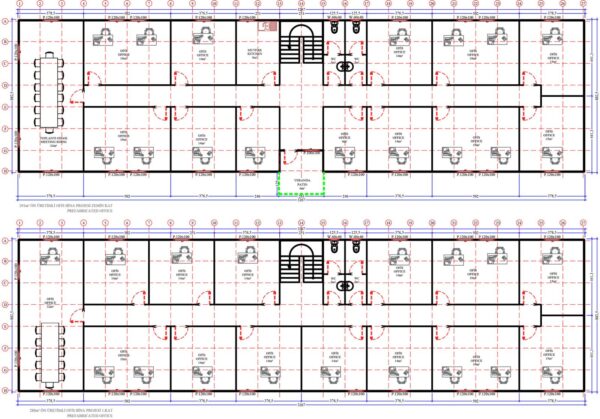 579 m² Prefabrik Dubleks Ofis - Görsel 3