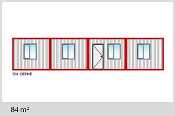 84 M² Konteyner Ofis - Görsel 2